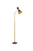 Bethel International Canada - One Light Floor Lamp - Black & Gold- Union Lighting Luminaires Decor