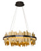 Bethel International Canada - LED Chandelier - Black & Brass- Union Lighting Luminaires Decor