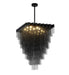 Bethel International Canada - 16 Light Chandelier - Satin Black- Union Lighting Luminaires Decor