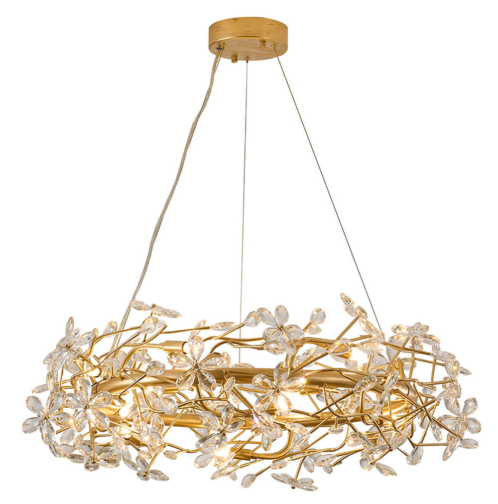 Bethel International Canada - 12 Light Chandelier - Gold- Union Lighting Luminaires Decor