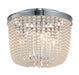Bethel International Canada - Three Light Semi Flush Mount - Chrome- Union Lighting Luminaires Decor