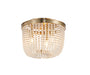 Bethel International Canada - Three Light Semi Flush Mount - Chrome- Union Lighting Luminaires Decor