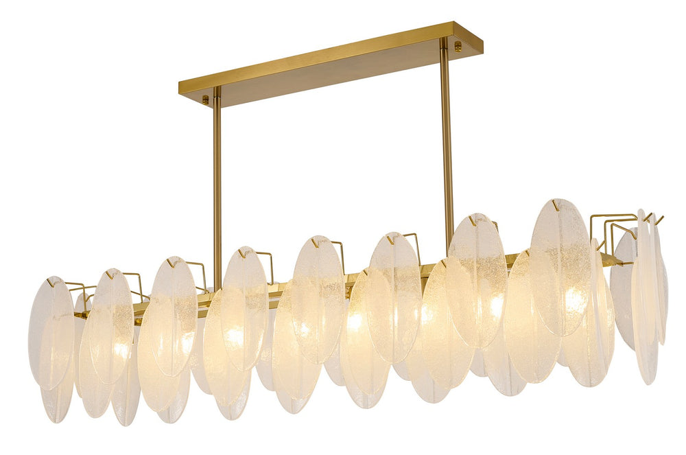 Bethel International Canada - Eight Light Chandelier - Brass- Union Lighting Luminaires Decor