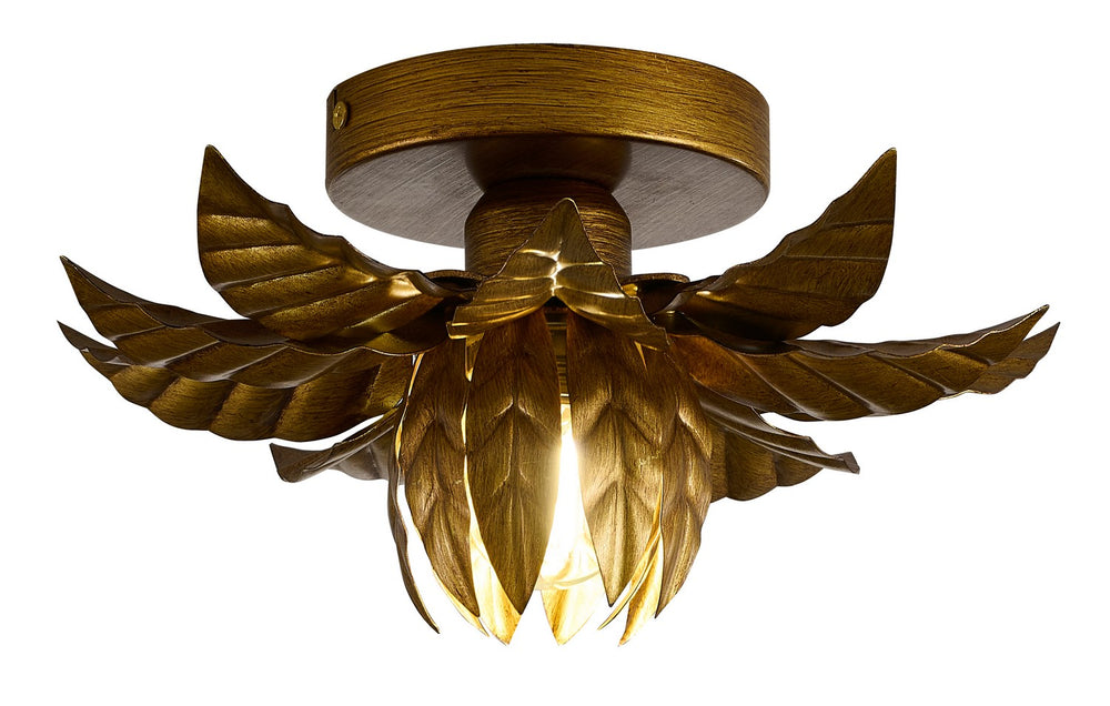 Bethel International Canada - One Light Flush Mount - Gold- Union Lighting Luminaires Decor