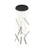 Bethel International Canada - LED Chandelier - Satin Black- Union Lighting Luminaires Decor