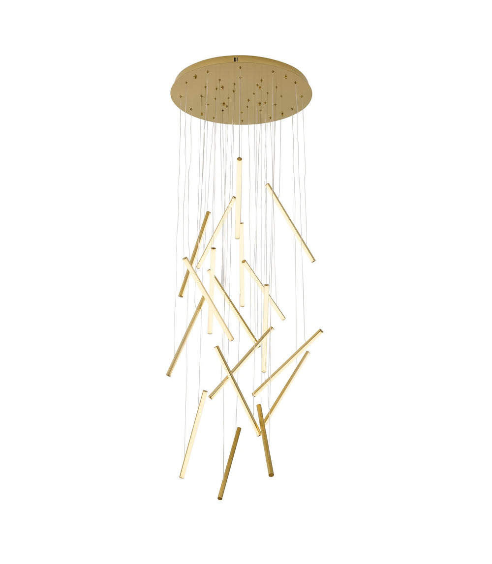 Bethel International Canada - LED Chandelier - Brass- Union Lighting Luminaires Decor