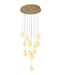 Bethel International Canada - 12 Light Chandelier - Brass- Union Lighting Luminaires Decor