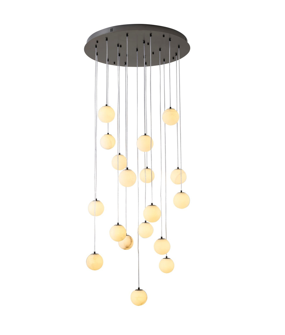 Bethel International Canada - 18 Light Chandelier - Black- Union Lighting Luminaires Decor
