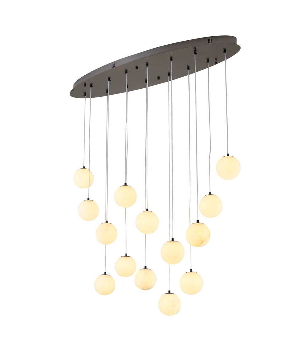 Bethel International Canada - 14 Light Chandelier - Black- Union Lighting Luminaires Decor