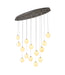 Bethel International Canada - 14 Light Chandelier - Black- Union Lighting Luminaires Decor