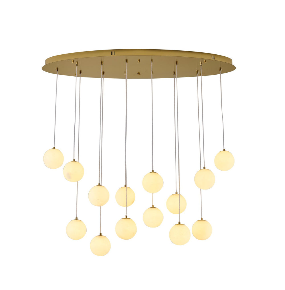 Bethel International Canada - 14 Light Chandelier - Brass- Union Lighting Luminaires Decor