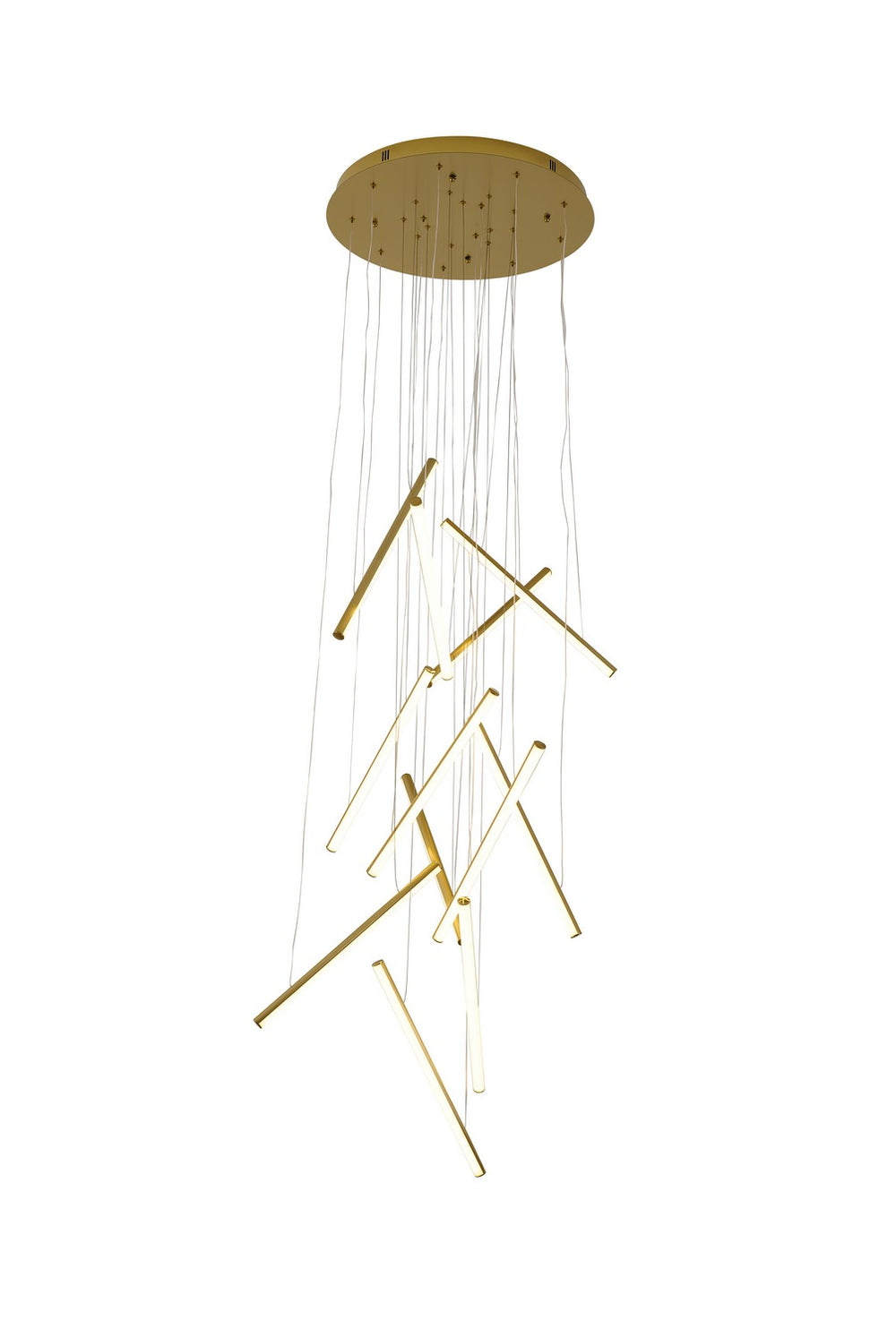Bethel International Canada - LED Chandelier - Brass- Union Lighting Luminaires Decor