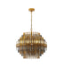 Bethel International Canada - Six Light Chandelier - Brass- Union Lighting Luminaires Decor
