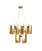 Bethel International Canada - LED Chandelier - Satin Brass- Union Lighting Luminaires Decor