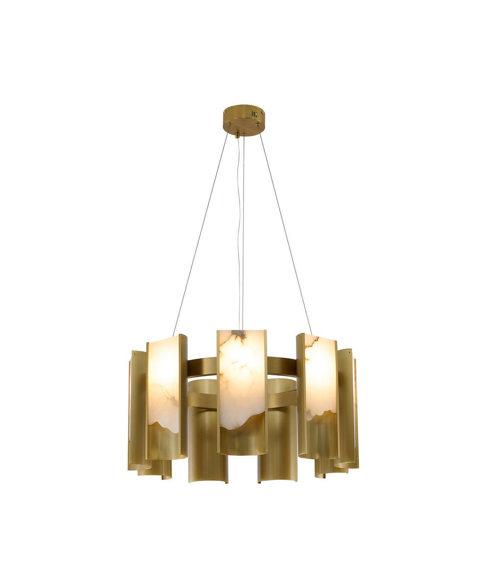Bethel International Canada - LED Chandelier - Satin Brass- Union Lighting Luminaires Decor