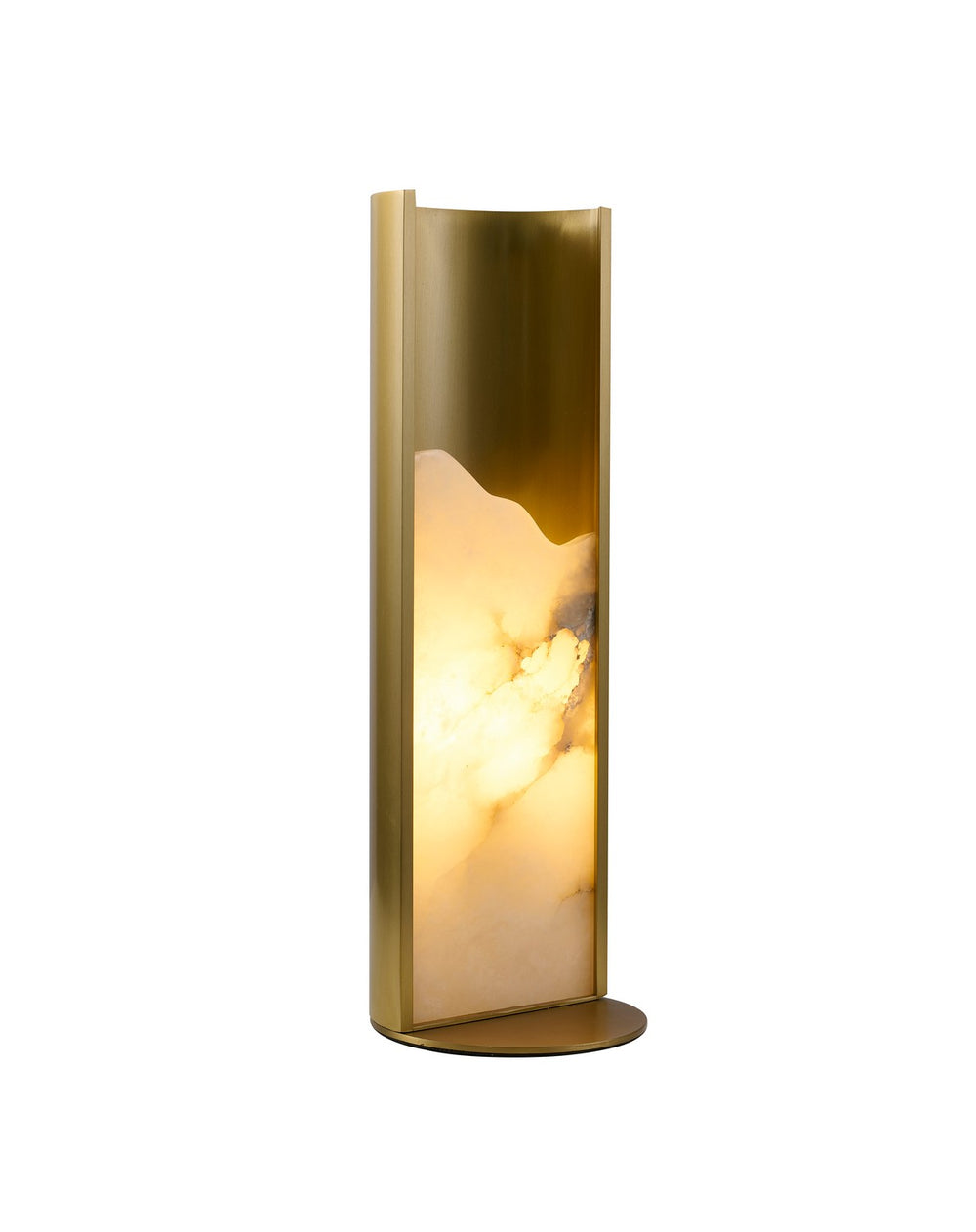 Bethel International Canada - One Light Table Lamp - Staine Brass- Union Lighting Luminaires Decor