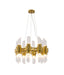 Bethel International Canada - 16 Light Chandelier - Satin Brass- Union Lighting Luminaires Decor