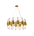 Bethel International Canada - 24 Light Chandelier - Satin Brass- Union Lighting Luminaires Decor