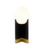 Bethel International Canada - One Light Table Lamp - Stain Brass & Black- Union Lighting Luminaires Decor