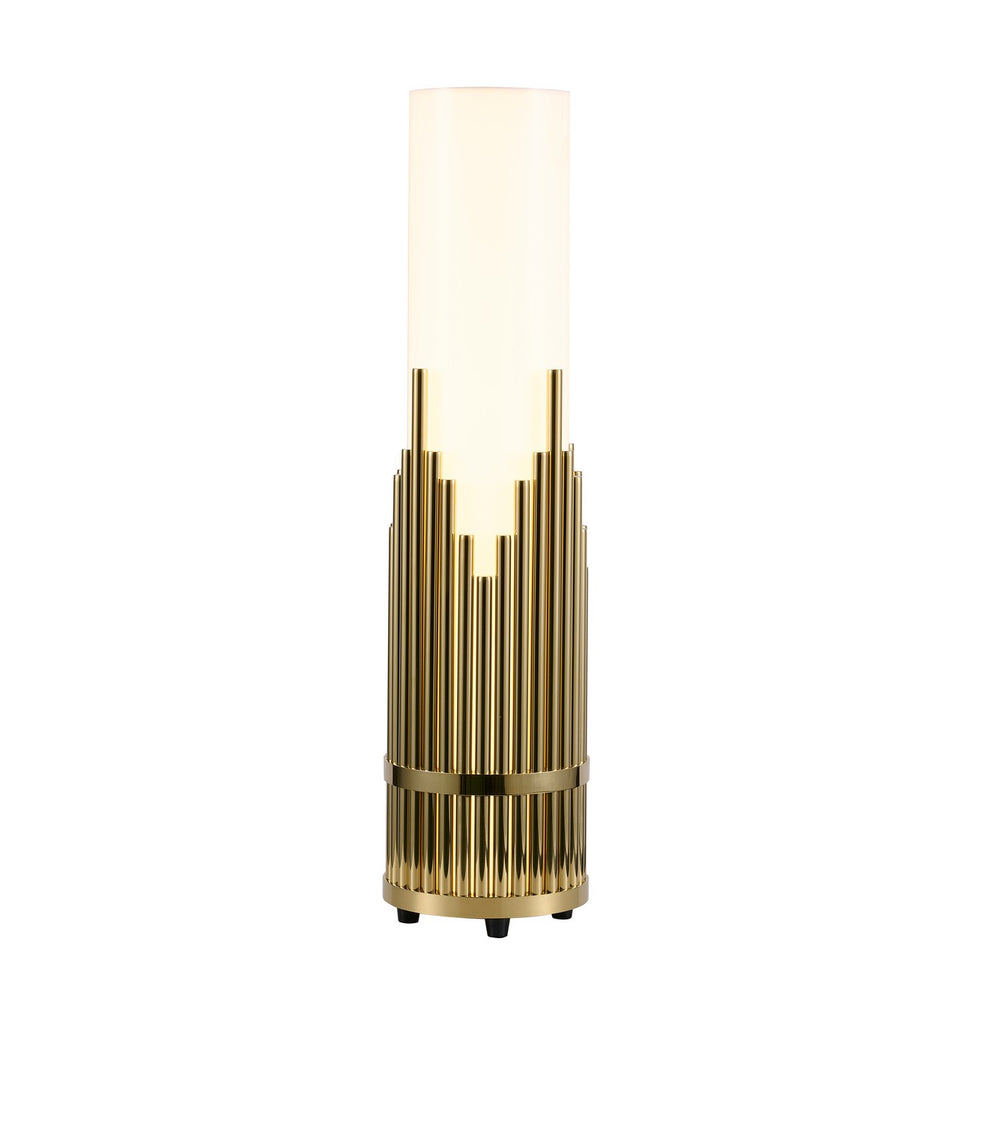 Bethel International Canada - Two Light Table Lamp - Champagne Gold- Union Lighting Luminaires Decor