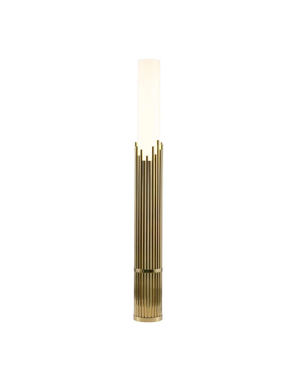 Bethel International Canada - Three Light Floor Lamp - Champagne Gold- Union Lighting Luminaires Decor
