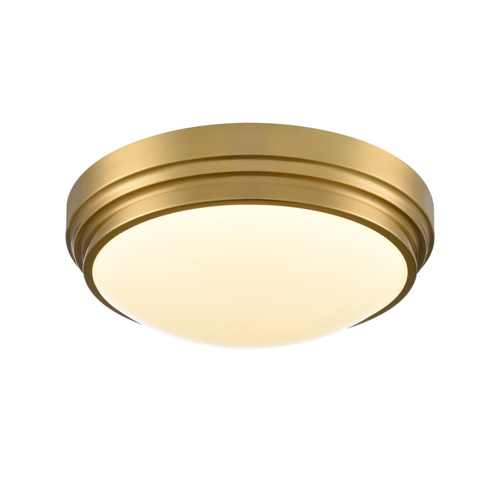 DVI Canada - LED Flush Mount - Algoma - Brass- Union Lighting Luminaires Decor
