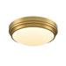 DVI Canada - LED Flush Mount - Algoma - Brass- Union Lighting Luminaires Decor