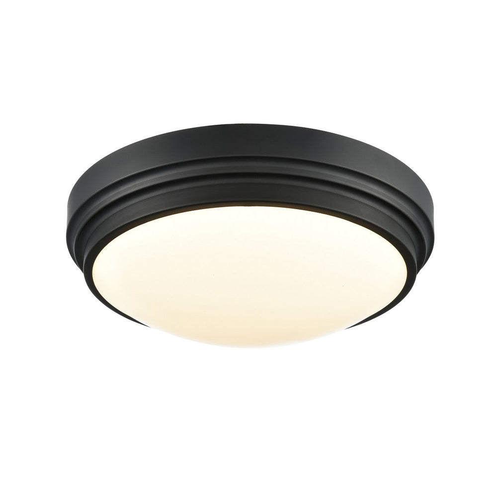 DVI Canada - LED Flush Mount - Algoma - Ebony- Union Lighting Luminaires Decor