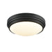 DVI Canada - LED Flush Mount - Algoma - Ebony- Union Lighting Luminaires Decor