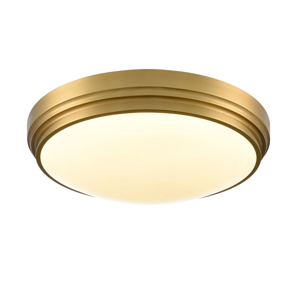 DVI Canada - LED Flush Mount - Algoma - Brass- Union Lighting Luminaires Decor