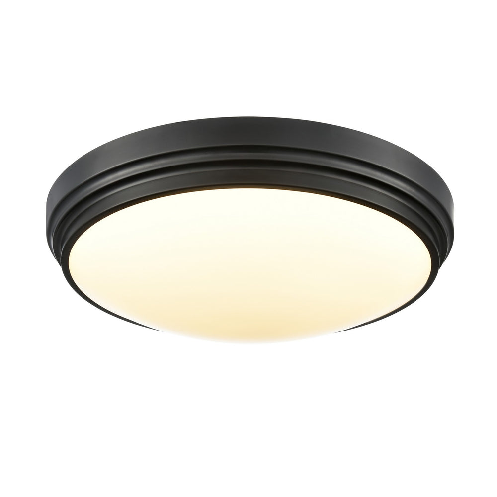 DVI Canada - LED Flush Mount - Algoma - Ebony- Union Lighting Luminaires Decor