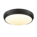 DVI Canada - LED Flush Mount - Algoma - Ebony- Union Lighting Luminaires Decor