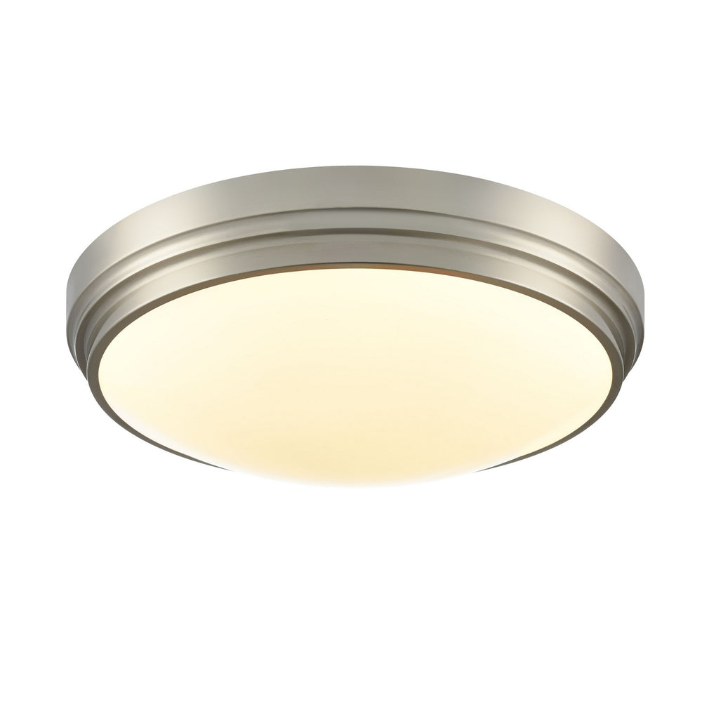 DVI Canada - LED Flush Mount - Algoma - Satin Nickel- Union Lighting Luminaires Decor