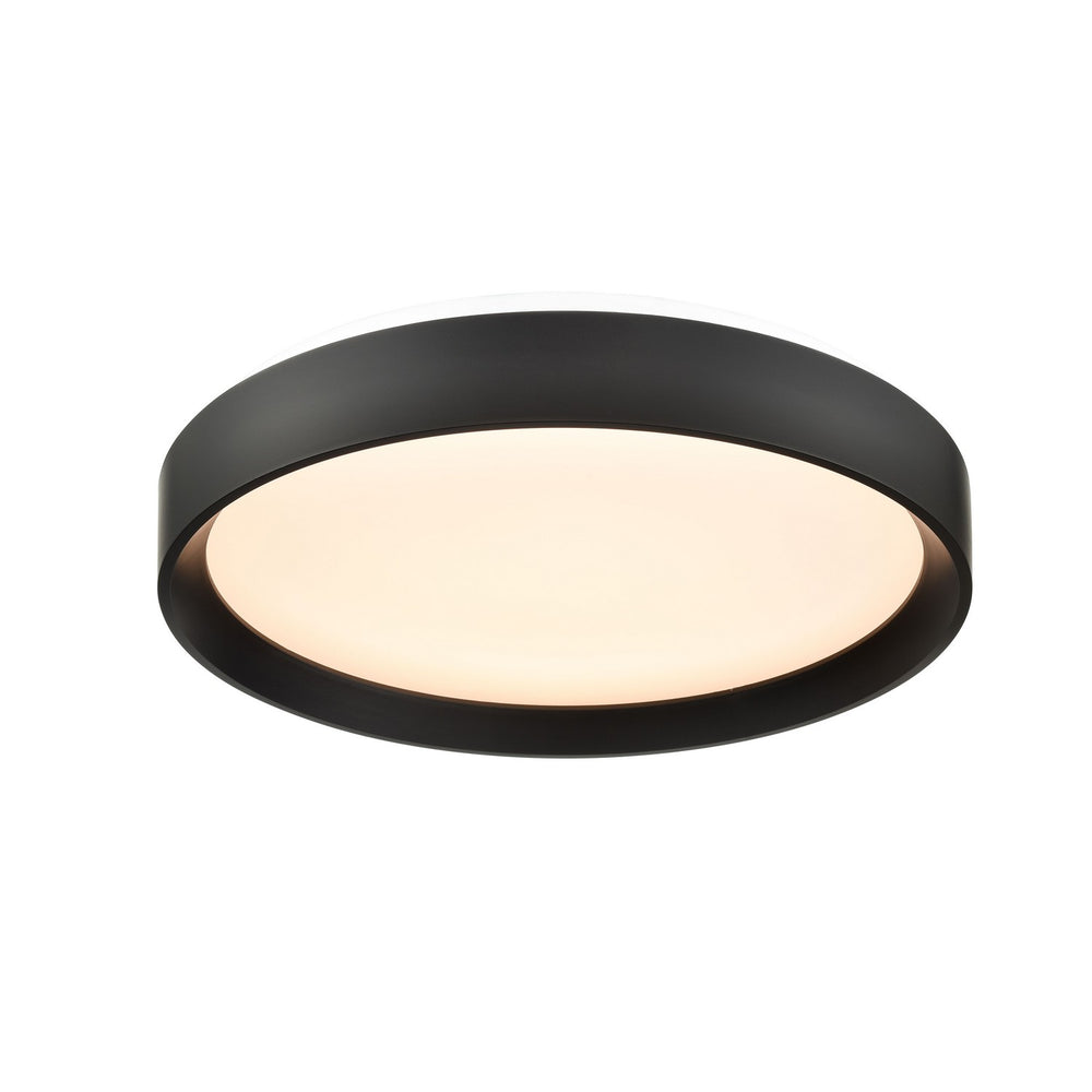 DVI Canada - LED Flush Mount - Hudson - Matte Black- Union Lighting Luminaires Decor