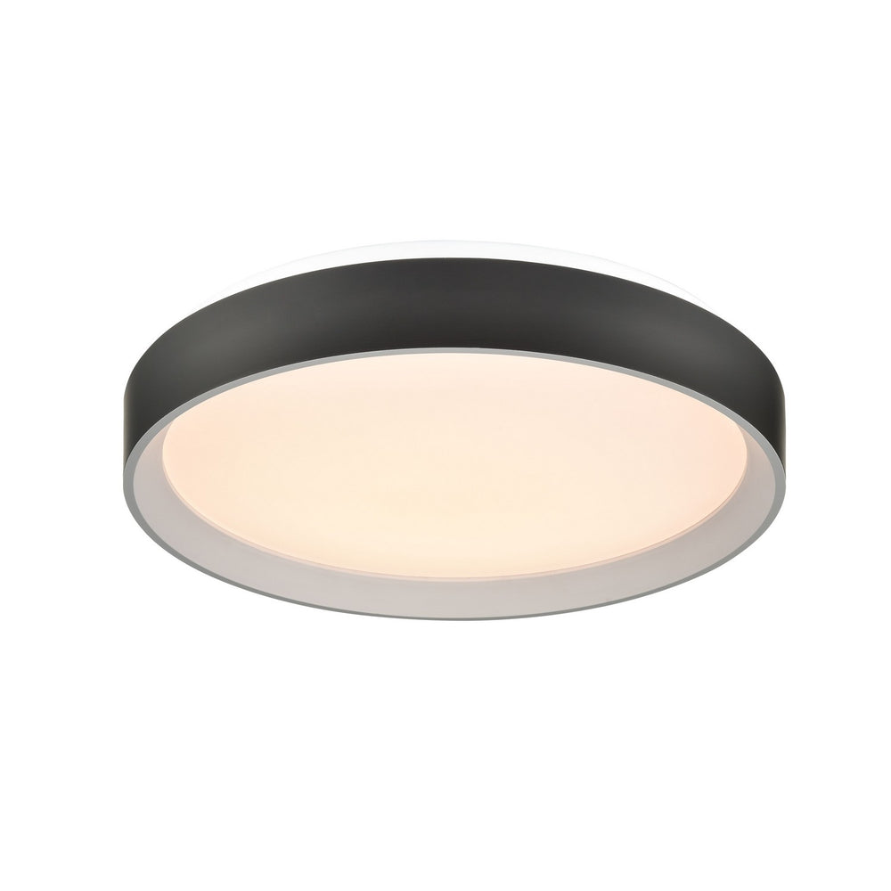 DVI Canada - LED Flush Mount - Hudson - Matte White And Matte Black- Union Lighting Luminaires Decor