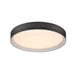 DVI Canada - LED Flush Mount - Hudson - Matte White And Matte Black- Union Lighting Luminaires Decor