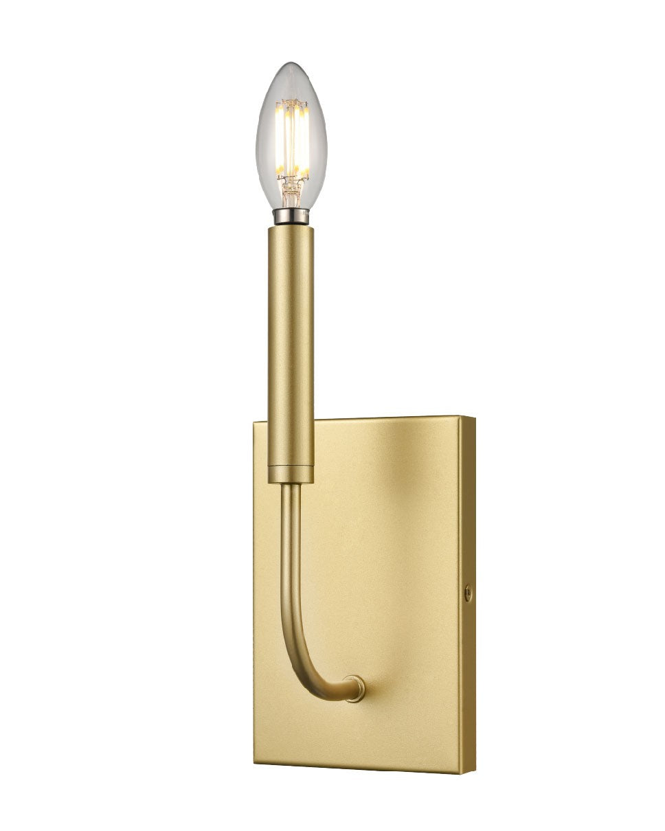 DVI Canada - One Light Wall Sconce - Olivia - Multiple Finishes/Painted Satin Brass- Union Lighting Luminaires Decor
