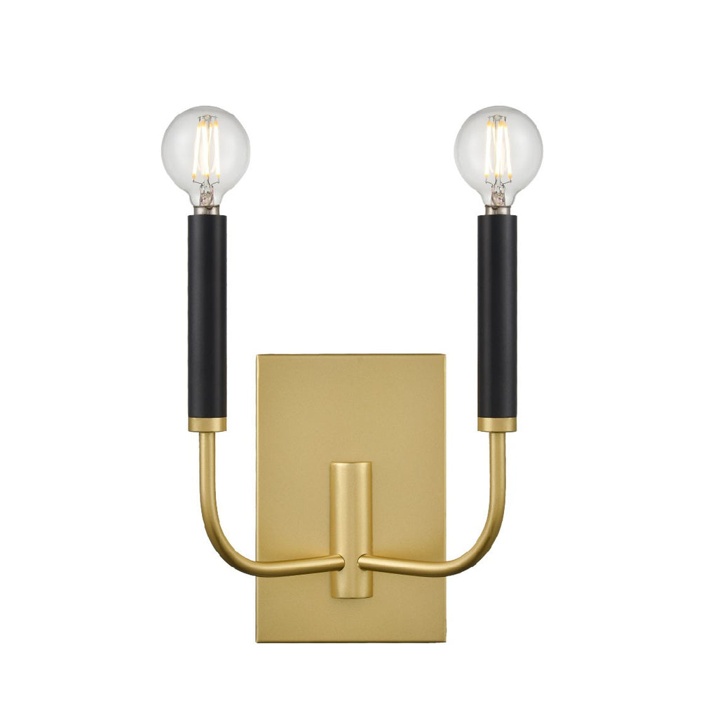 DVI Canada - Two Light Wall Sconce - Olivia - Multiple Finishes/Painted Satin Brass- Union Lighting Luminaires Decor