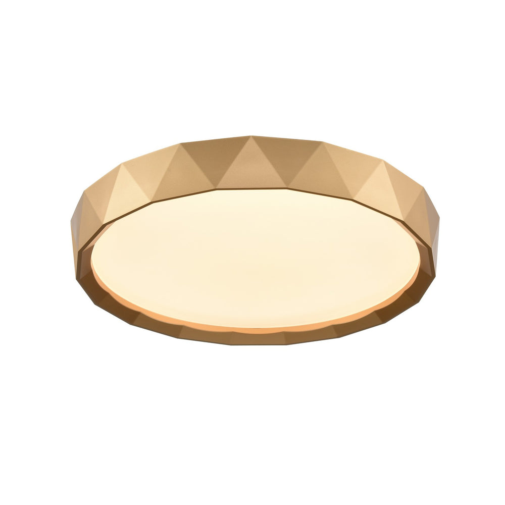 DVI Canada - LED Flush Mount - Dawson - Gold- Union Lighting Luminaires Decor