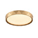 DVI Canada - LED Flush Mount - Dawson - Gold- Union Lighting Luminaires Decor