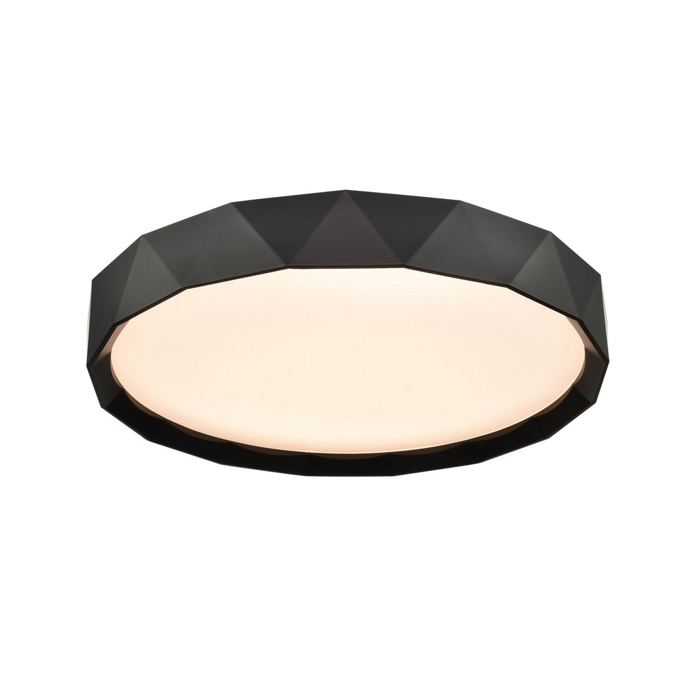 DVI Canada - LED Flush Mount - Dawson - Matte Black- Union Lighting Luminaires Decor