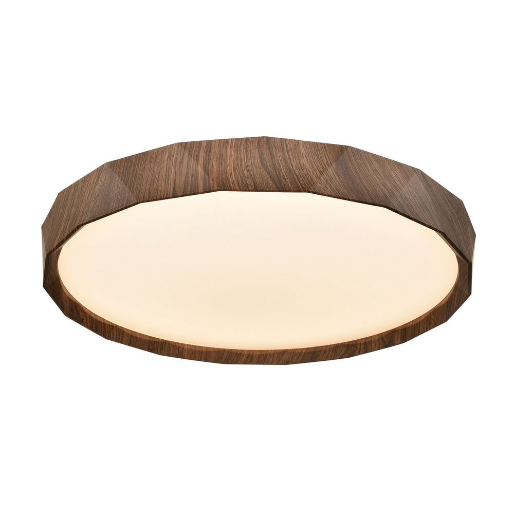 DVI Canada - LED Flush Mount - Dawson - Walnut- Union Lighting Luminaires Decor