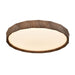 DVI Canada - LED Flush Mount - Dawson - Walnut- Union Lighting Luminaires Decor