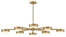 Fredrick Ramond Canada - LED Semi Flush Mount - Cava - Lacquered Brass- Union Lighting Luminaires Decor