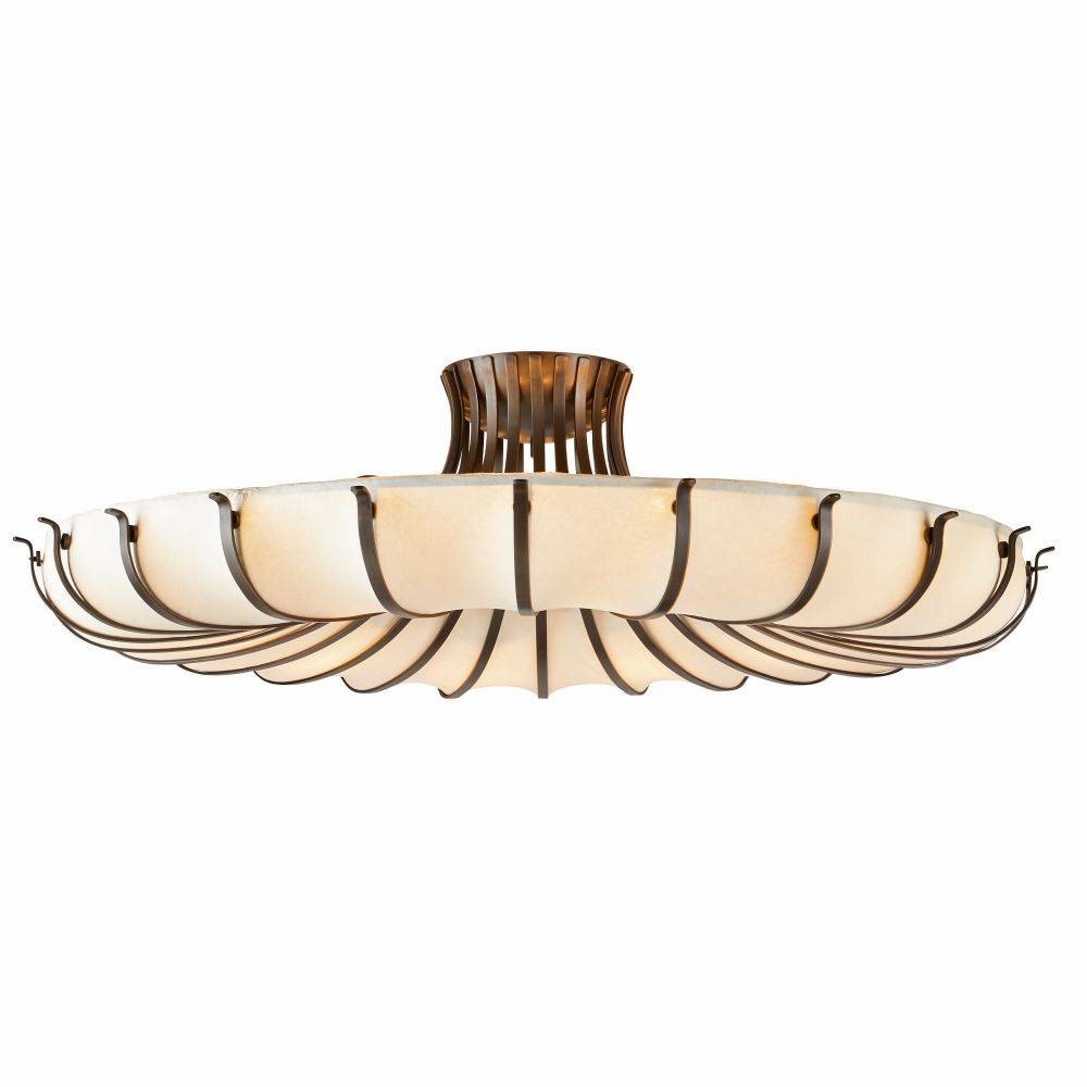 Arteriors - Ten Light Flush Mount - Chambers - Ivory/English Bronze- Union Lighting Luminaires Decor