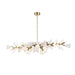Arteriors - 12 Light Chandelier - Delmar - Clear Seedy/Antique Brass- Union Lighting Luminaires Decor