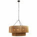 Arteriors - Three Light Chandelier - Creighton - Vintage Brass/Blackened Iron- Union Lighting Luminaires Decor