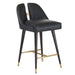 Arteriors - Counter Stool - Crowley - Black/Ebony/Antique Brass- Union Lighting Luminaires Decor