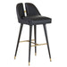 Arteriors - Bar Stool - Crowley - Black/Ebony/Antique Brass- Union Lighting Luminaires Decor