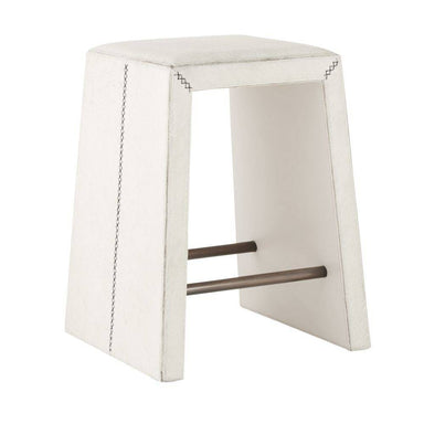 Arteriors - Counter Stool - Cowan - White/Antique Brass- Union Lighting Luminaires Decor